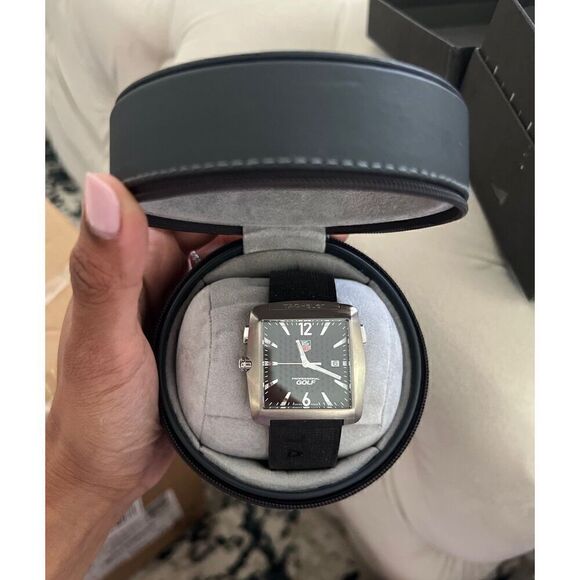 Pro Golf Watch TAGHeuer Sapphire Crystal 50m Swiss made Tiger Woods Edition
